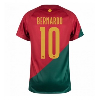 Portugal Bernardo Silva #10 Hemmakläder VM 2022 Kortärmad